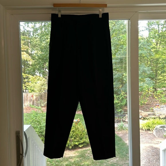 Banana republic size 6 black pleated wide leg pant. - Picture 1 of 5